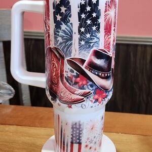 Patriotic Western 40oz Tumbler